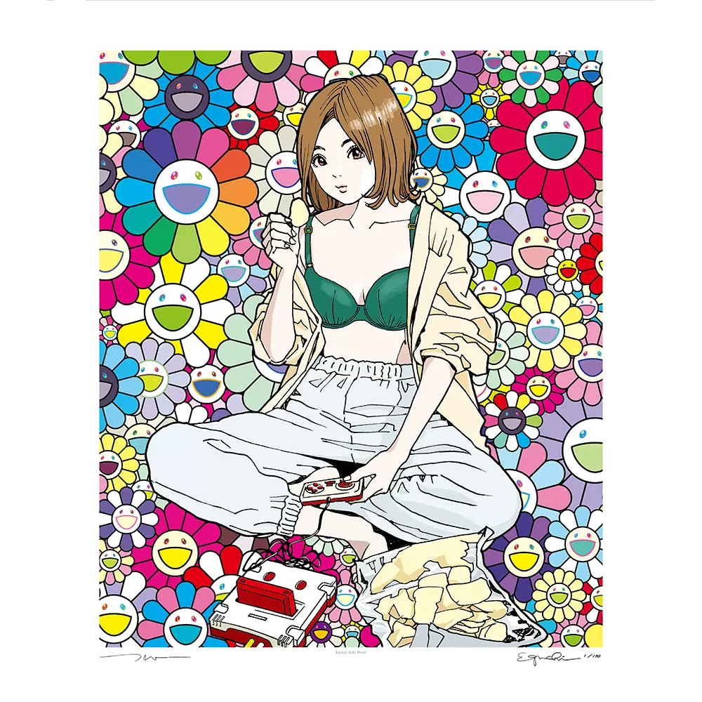 江口久志Eguchi Hisashi村上隆kaikai kiki联名潮流版画famicom