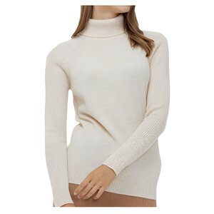 
Turtleneck sweater for women, autumn and winter, thickened inner, slim fit pullover, short knitted bottoming sweater, fine wool