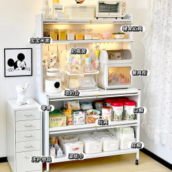 Small Apartment Baby Feeding Table Storage Cabinet Baby Newborn Feeding Table Bottle Supplementary Food Tools Diaper Storage Rack