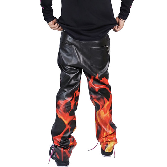 BIONIC JOI British punk leather pants｜ファッション