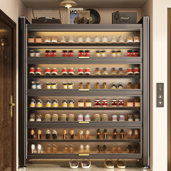 Youqin Steel Shoe Cabinet for Home Use, Dust-Proof Storage Cabinet Integrated with Wall-Mounted Design for Entryway, Hallway, and Storage Shoe Rack