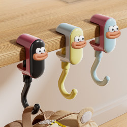 Youqin School Bag Hook Student Desk Side Dormitory Adjustable Backpack Hanger Powerful Load-Bearing Desk Hook