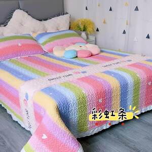 
Lace bed cover bed cover four seasons universal three-piece set 2025 new bed sheet single piece internet celebrity cotton no-stop skirt