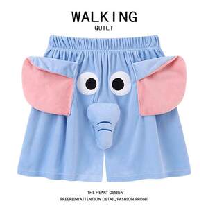
[Order 50 off] Elephant shorts cute loose pig pajama pants summer funny couple big shorts PJ new