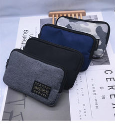 New Japanese Style Unisex Zipper Short Wallet Clutch Coin Card Holder Mini Pocket Bag Storage Pouch