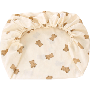 Crackbed Cotton Cotton Class A Summer Two -layer Gauze bed Single Solid Mattoper Case Children's Switching Bed bed Case