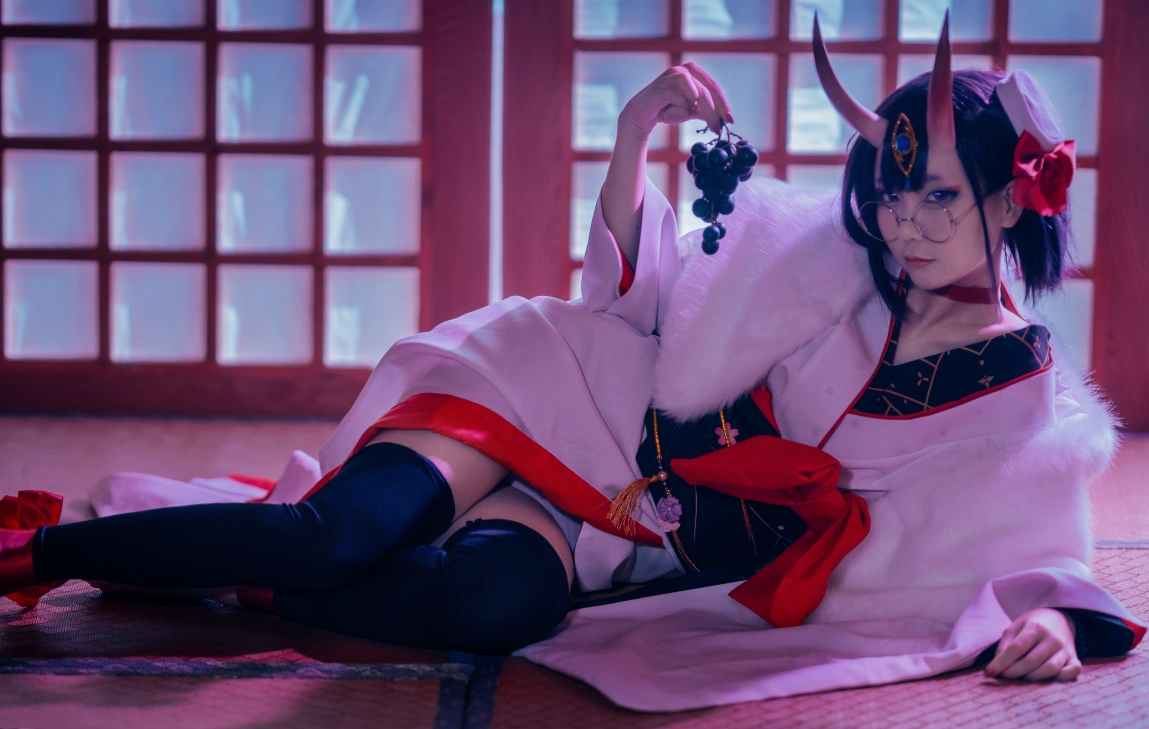 翼方阁】定制！FGO酒吞童子/茨木童子冬祭礼装和服cosplay女-Taobao