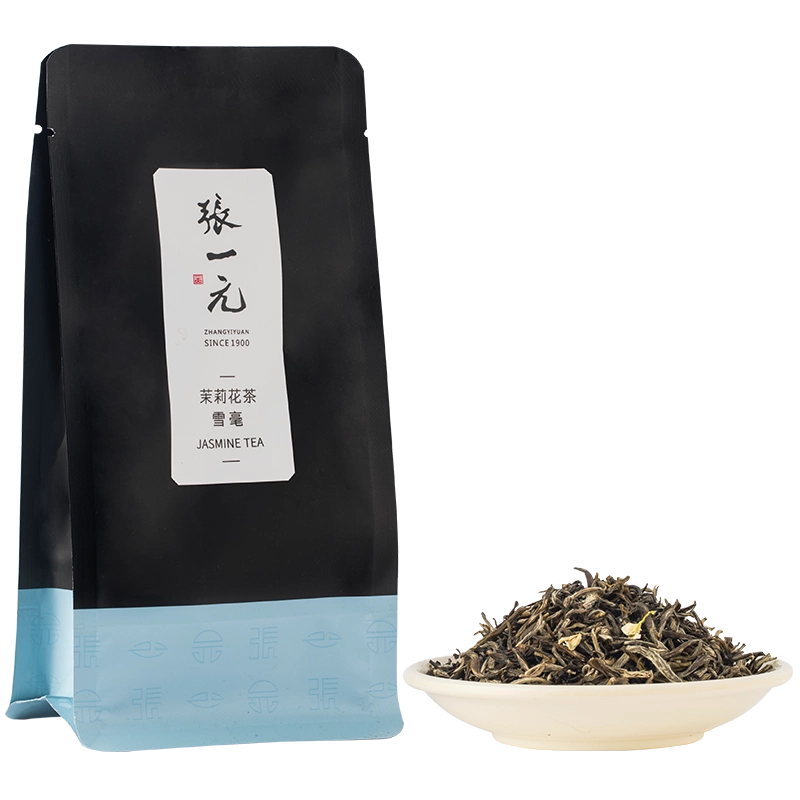 张一元茉莉花茶叶雪毫春新茶浓香口粮茶伴手礼品送礼