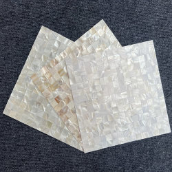 White Shell Mosaic Tiles Natural Bathroom Fish Pond Bar Counter Living Room Background Wall Entrance Self-Adhesive Wall Stickers