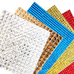 Crystal Glass Diamond Surface Mosaic 13-Sided Flash Diamond Tile Bathroom Wall Sticker Film and Television Background Wall Self-Adhesive