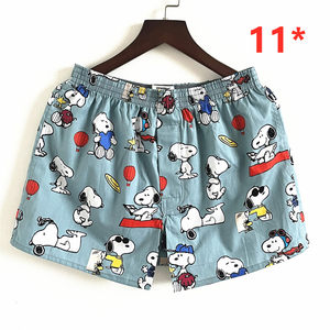 All cotton cartoon Auro pants men's pure cotton loose large size home casual shorts cartoon cigarettes