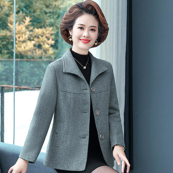 Middle -aged mother spring and autumn fashion foreign jacket

