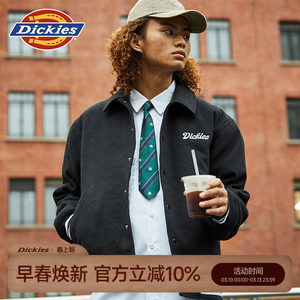 
Dickies Diku Shi Spring and Autumn Workwear Men and Women Couple Thick Jacket Cotton Warm Jacket Loose J