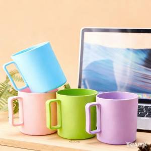 Tooth Cup Mouthwash Cup Color Wash Cup Plastic Creative Simple Coffee Cup Toothbrush Cup Toothbrush Bathroom Bathroom Family Cup