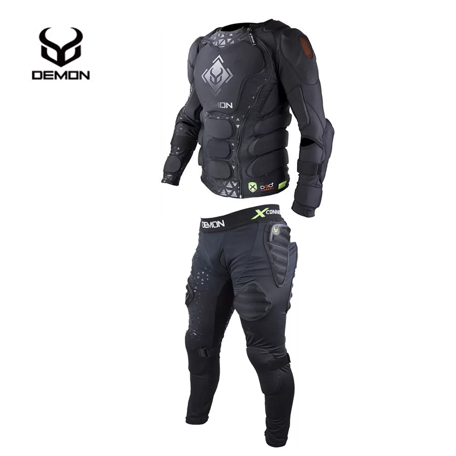 21款DEMON滑雪护甲护臀裤套装D3O高配防摔护具T6防护服-Taobao