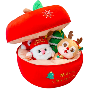 Cute Santa Claus doll New Christmas apple bag doll Plush Toys Christmas Tree Doll Gift