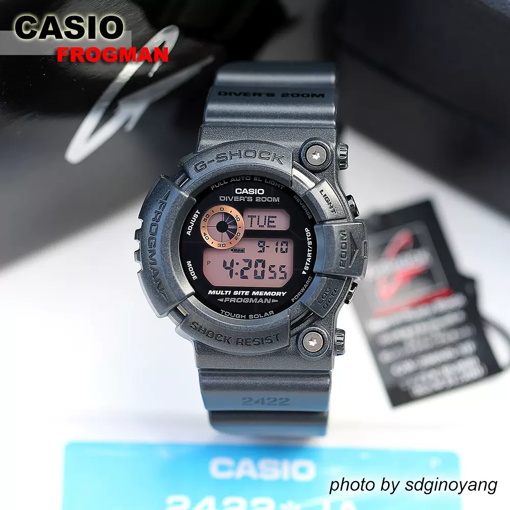 CASIO G-SHOCK FROGMAN GW-200MS-1JF 煙燻鐵鏽蛙人限定全新現貨-Taobao