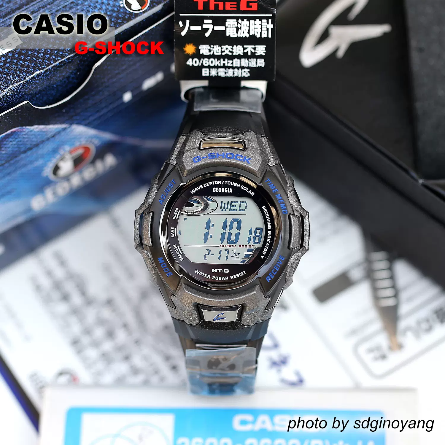 CASIO G-SHOCK x GEORGIA乔治亚咖啡MTG-900IDJGRG-1AJF全新现货-Taobao