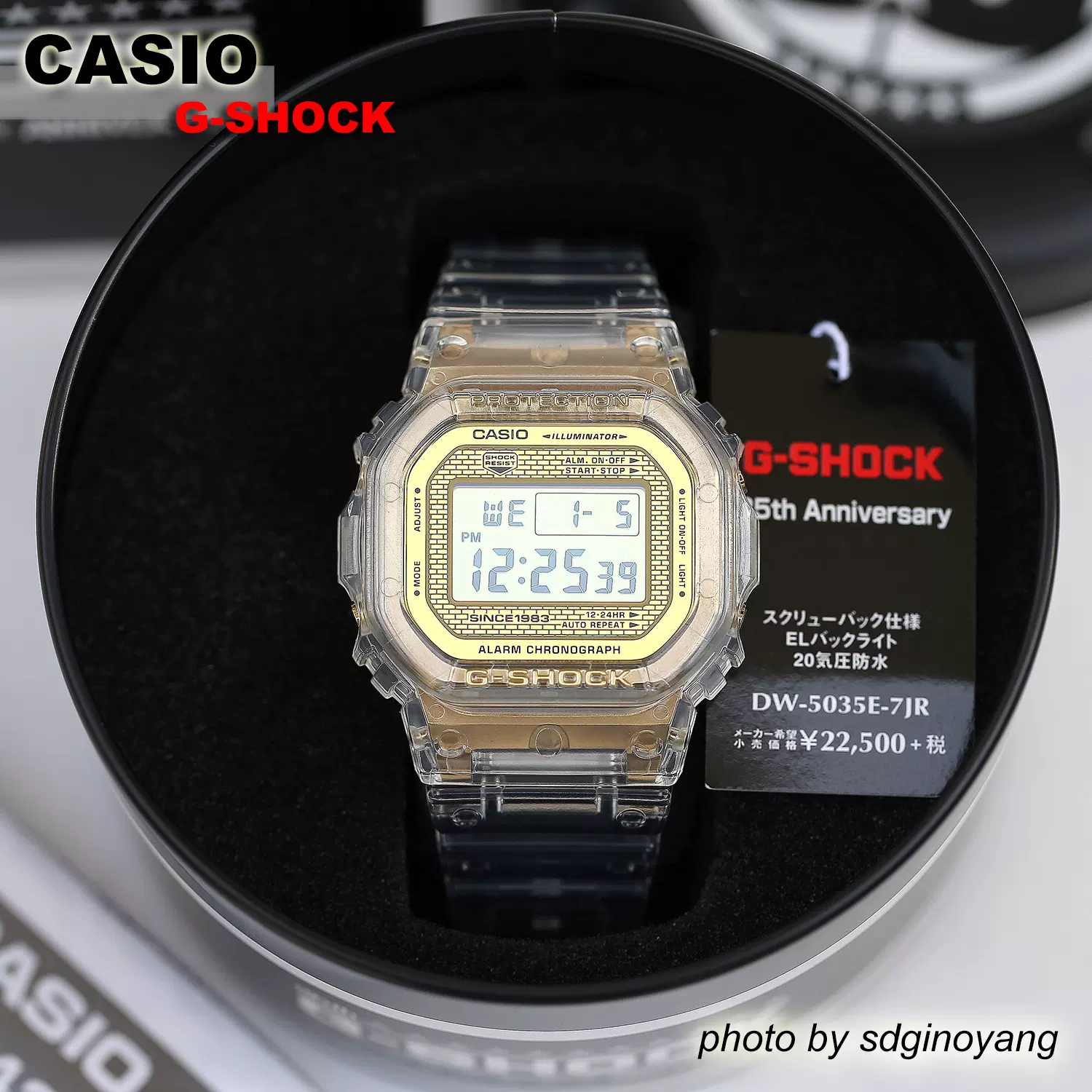 CASIOCASIOG-SHOCK DW-5035E-7JR 35週年方塊冰川金系列全新結束-Taobao