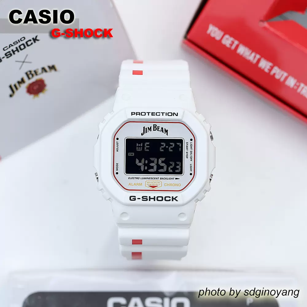 G-SHOCK x JIM BEAM威士忌DW-5600VT 方块全球限定1000 全新结束-Taobao