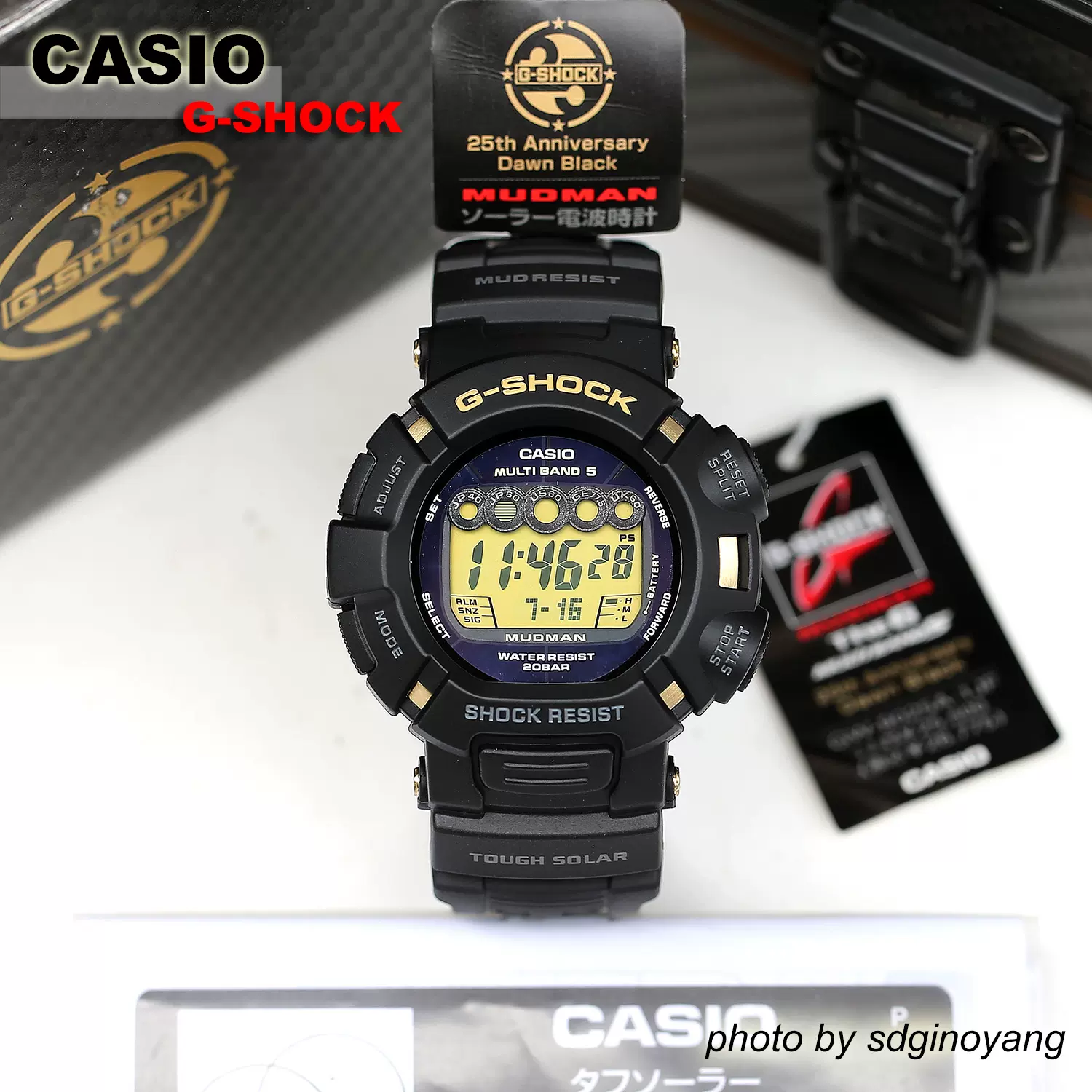 CASIOCASIOG-SHOCK GW-9025A-1JF 25週年限定電波泥人全新現貨-Taobao