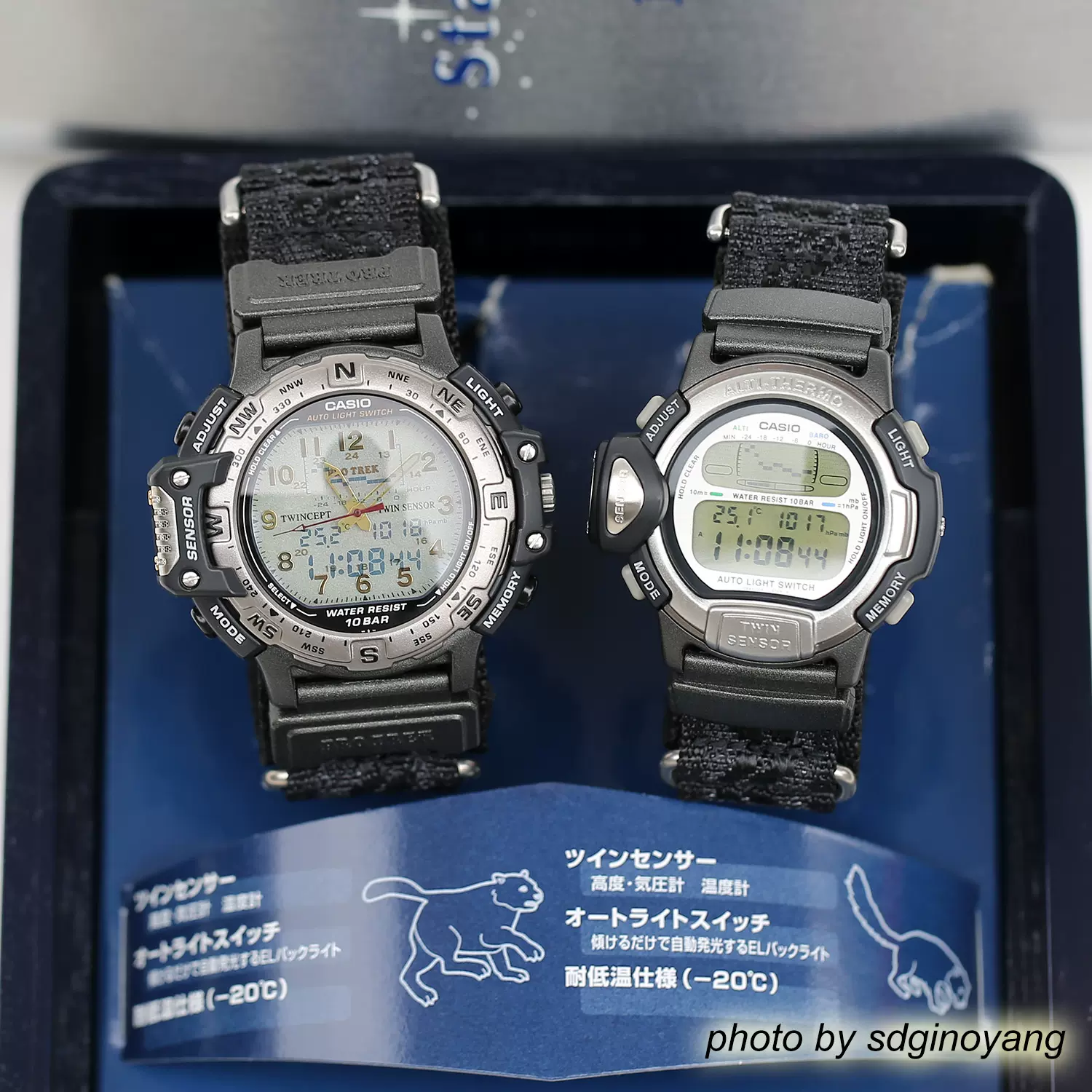 CASIO卡西欧G-SHOCK PRT98-4 STARDUST LOVERS登山情侣表全新结束-Taobao