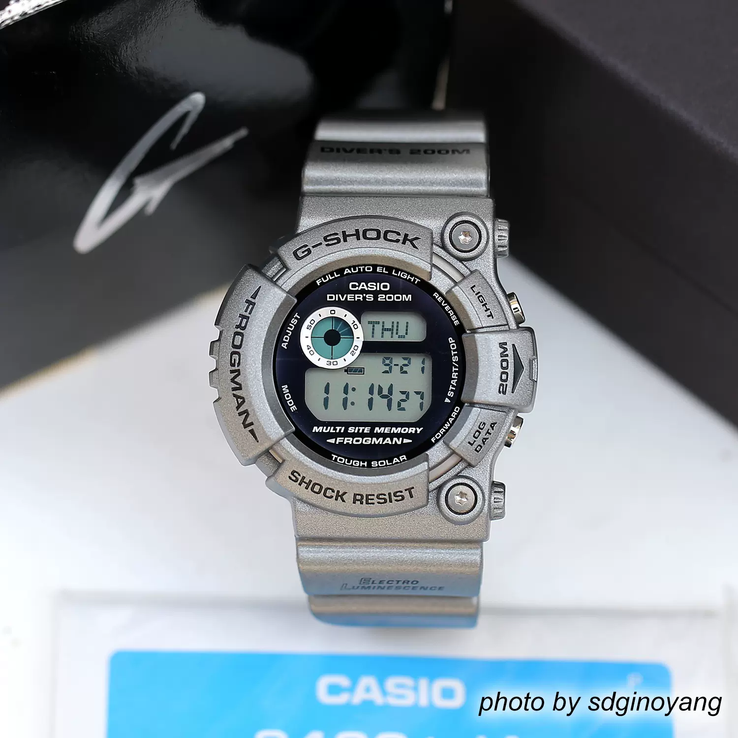 CASIOCASIOG-SHOCK FROGMAN GW-200S-8JF潛水稀少銀蛙人全新現貨-Taobao