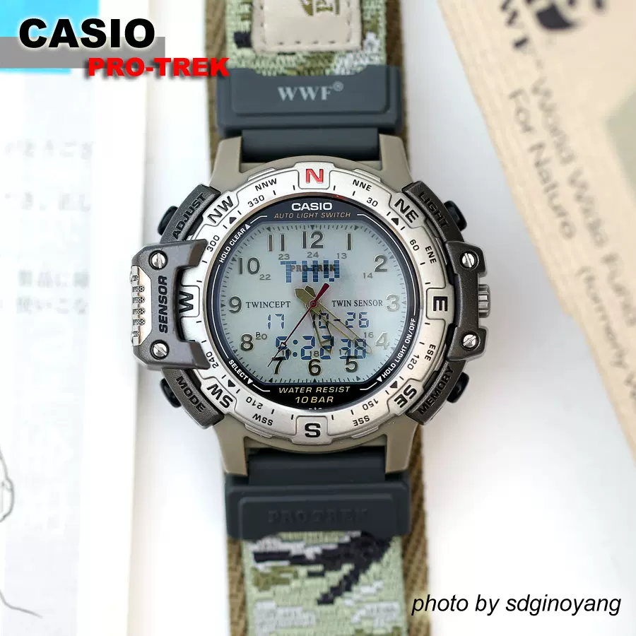 CASIO 卡西欧PRO-TERK PRT-50WWJ-5AT WWF系列绝版登山全新结束-Taobao