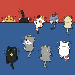 Cute Cat Car Stickers, Personalized Creative Car Stickers, Body Scratch Cover Stickers, Electric Vehicle Decoration, Car Window Stickers