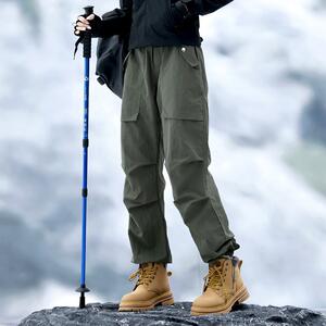 
Jacket pants for men and women, outdoor casual pants, autumn windproof and waterproof, new fashion, versatile casual pants, trendy brand workers