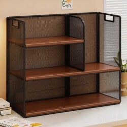 Subject Classification Storage Rack Desktop Bookshelf Office Desk File Organizer Student Desk Book Organizer Box Vertical Multi-Layer Book Stand Workstation Document File Placement Transformation Tool Small Bookcase