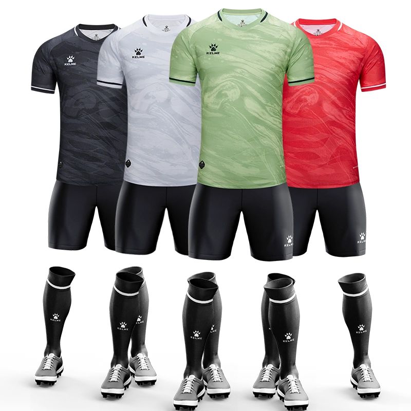 2024卡尔美足球服短袖比赛训练服套装高端球衣队服定制8451ZB1250 