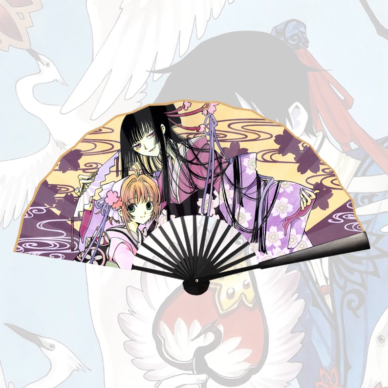 xxxHOLiC 四月一日灵异事件簿壹原侑子动漫周边折扇扇子来图定制