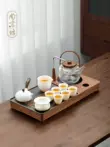 bếp điện bàn trà Shangyanfang mang khay trà nước và bộ ấm trà cho gia đình nước sôi tất cả trong một phòng khách bếp điện gốm sứ nhỏ hiện đại bàn trà sắt sơn tĩnh điện