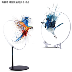 Newly Upgraded 45cm Naked-Eye Advertising Machine Animated Outdoor Exhibition Commercial Vertical 3D Holographic Projection Fan