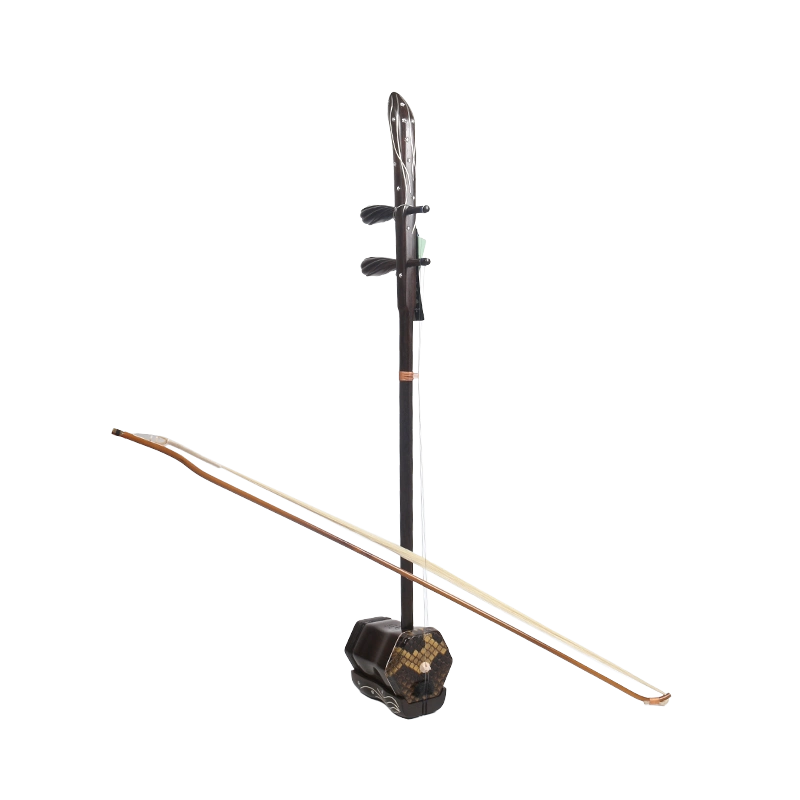 中国二胡　秋生露竹風荷外　敦煌製 敦煌牌92C老红木中胡前方后圆筒木轸上海产演奏级中胡