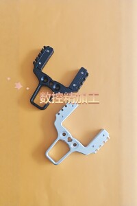 
New clip bow head thickened bow door dual-purpose bow head 6025 flat leather clip support head CNC machining slingshot outdoor