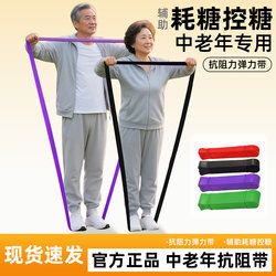 Elastic Bands for Middle-Aged and Elderly People, Resistance Bands for Fitness, Ankle Exercises, Leg Muscle Training, Thigh Rehabilitation, Strength Training