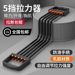 Chest Expander for Men, Resistance Band for Chest Muscle Training, Shoulder and Chest Fitness Equipment, Home Spring Arm Strength Tool, Elastic Band