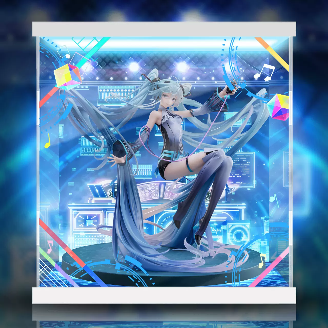 移不动】F:NEX V家初音未来miku 科技魔法手办展示盒