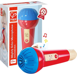 
German Hape microphone echo microphone wireless amplification children's singing toy baby early education enlightenment 1