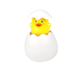 
Bath toy shower little yellow duck floating on water spray egg 1-3 years old baby indoor water play birthday gift