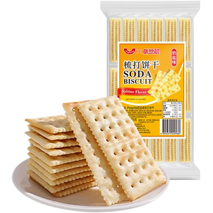 
Milk-salt soda crackers, crispy sea salt salty snacks, healthy individually packaged snacks for children and pregnant women, new year products