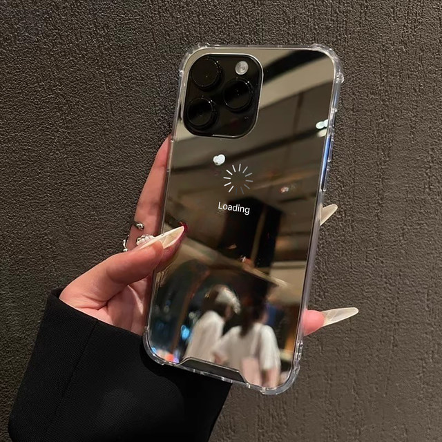 
Loading Apple applicable iPhone17ProMax Apple 16 mobile phone case 15 Honor niche Huawei Mate60Pro mirror P70 touch-up oppo minimalist vivo soft glue high-end simple