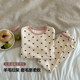 Children's pure cotton pajamas set A category A wool pull shelf home service autumn and winter new boys and girls autumn clothes and autumn pants two pieces