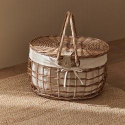 Storage basket sundries storage basket picnic basket
