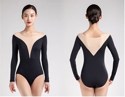 Dance Clothing for Women, Adult Ballet Practice Clothing, Long-Sleeved Dance Jumpsuit, Gymnastics Clothing, Body Shaping Clothing, Aerial Yoga Clothing