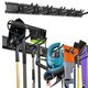 
Popular Amazon wall-mounted tool storage rack heavy-duty garage storage gardening wall hook black high load-bearing