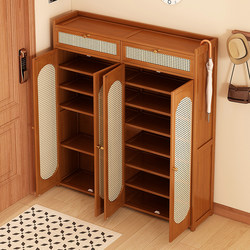 Shoe Cabinet for Home Entrance, Integrated Wall-Mounted Storage Cabinet, 2026 New Model, Large Capacity Multi-Layer Shoe Rack for Hallway Outside the Door