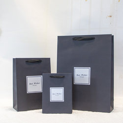 Black Gift Bag, Tote Bag, Simple Packaging Bag, Birthday Shoe Box, Gift Bag, Scarf Paper Bag, ins Sizes of Gift Bags